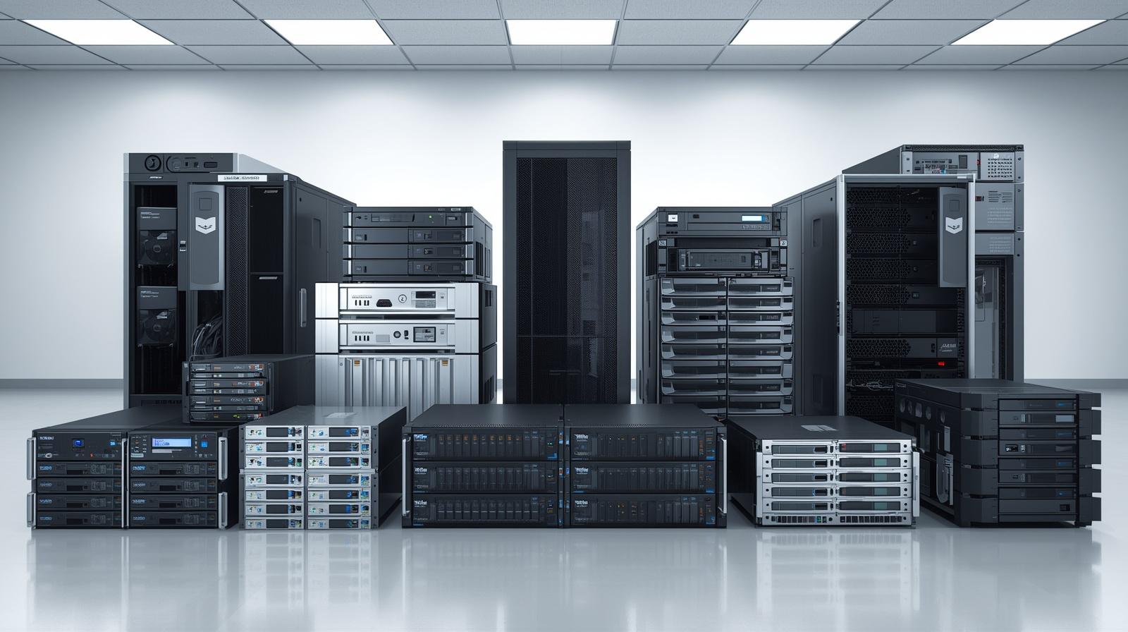 伺服器與儲存設備展示